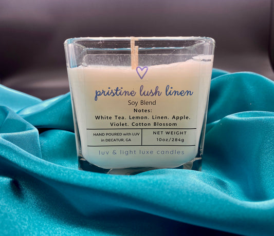 Pristine Lush Linen Candle